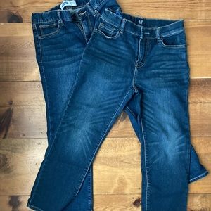 Lot Boys Jeans “Like New” — 1 Gap and 1 Old Navy — both size husky 10